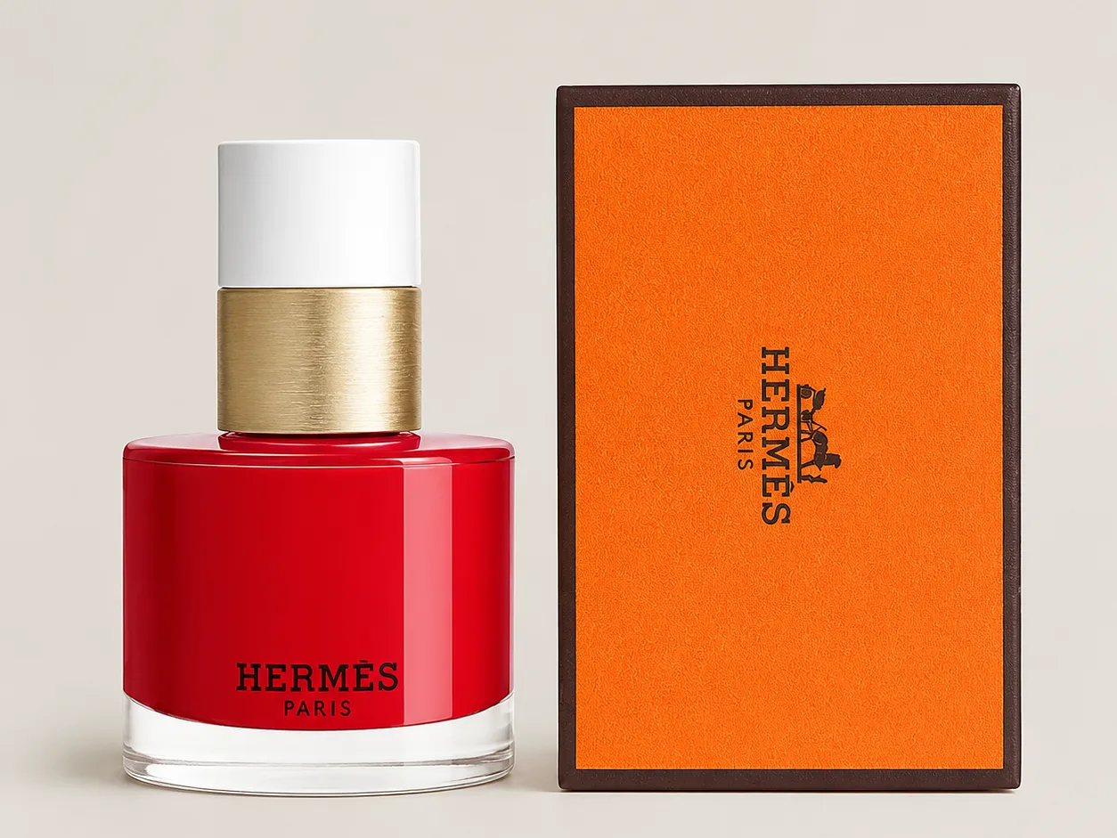 Manucure russe + vernis Hermès